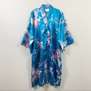 FP in Tokyo Floral Kimono Blue/Pink Robe